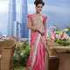 Silk Sari mit Blusenstoff New Fashion